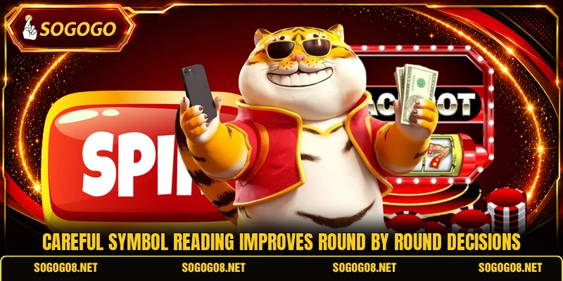Careful symbol reading improves round by round decisions