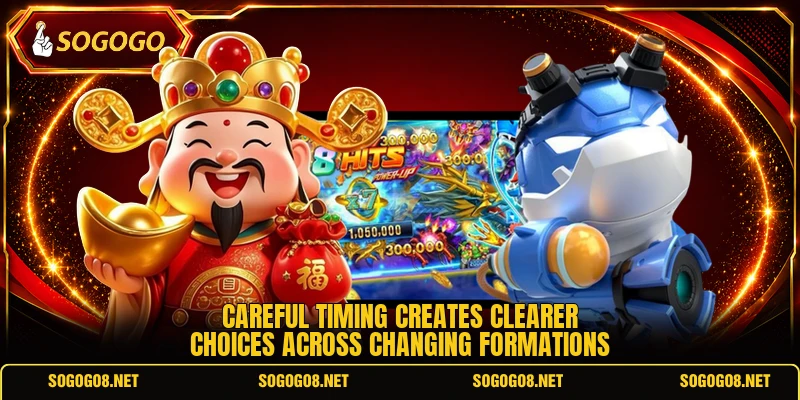 Careful timing creates clearer choices across changing formations