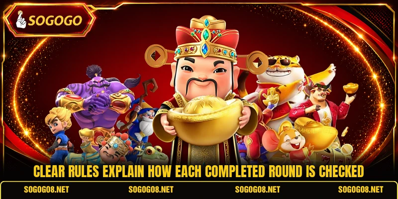 Clear rules explain how each completed round is checked