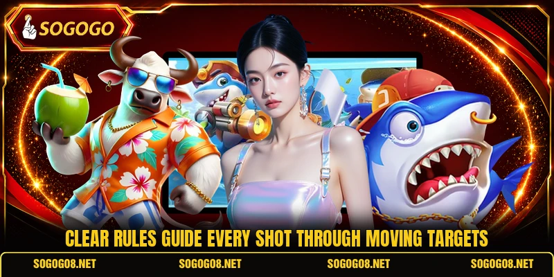 Clear rules guide every shot through moving targets