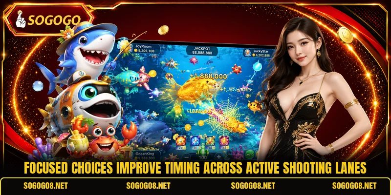 Focused choices improve timing across active shooting lanes