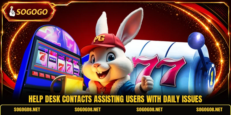 Help desk contacts assisting users with daily issues Help desk contacts assisting users with daily issues