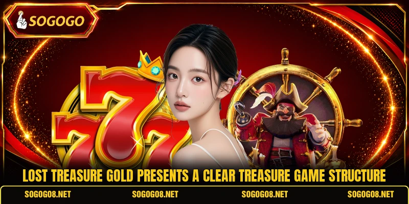 Lost Treasure Gold presents a clear treasure game structure