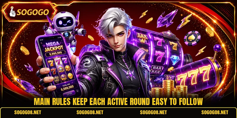 Main rules keep each active round easy to follow