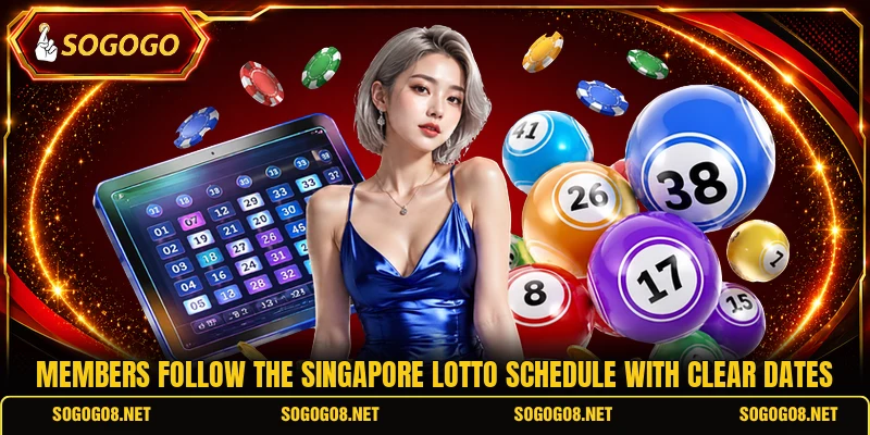 Members follow the singapore lotto schedule with clear dates