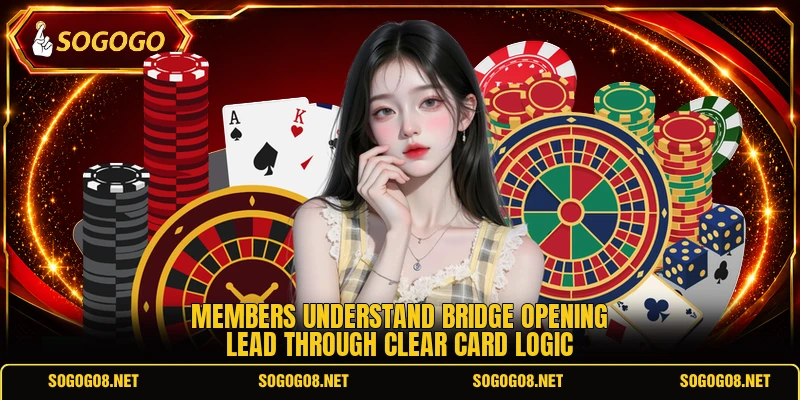 Members understand bridge opening lead through clear card logic