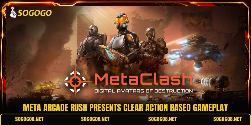 Meta Arcade Rush presents clear action based gameplay