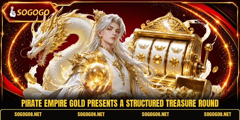 Pirate Empire Gold presents a structured treasure round
