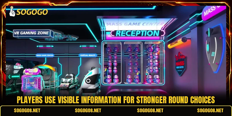 Players use visible information for stronger round choices