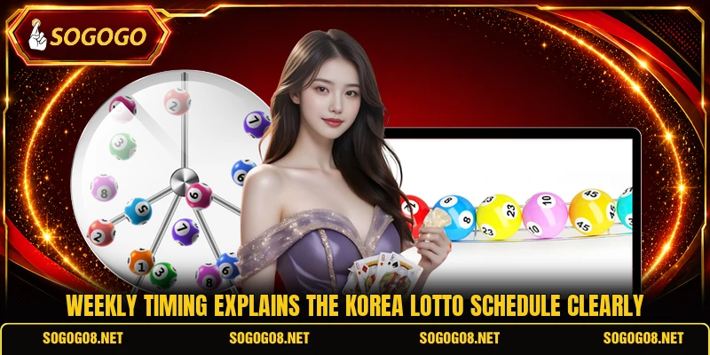 Weekly timing explains the korea lotto schedule clearly